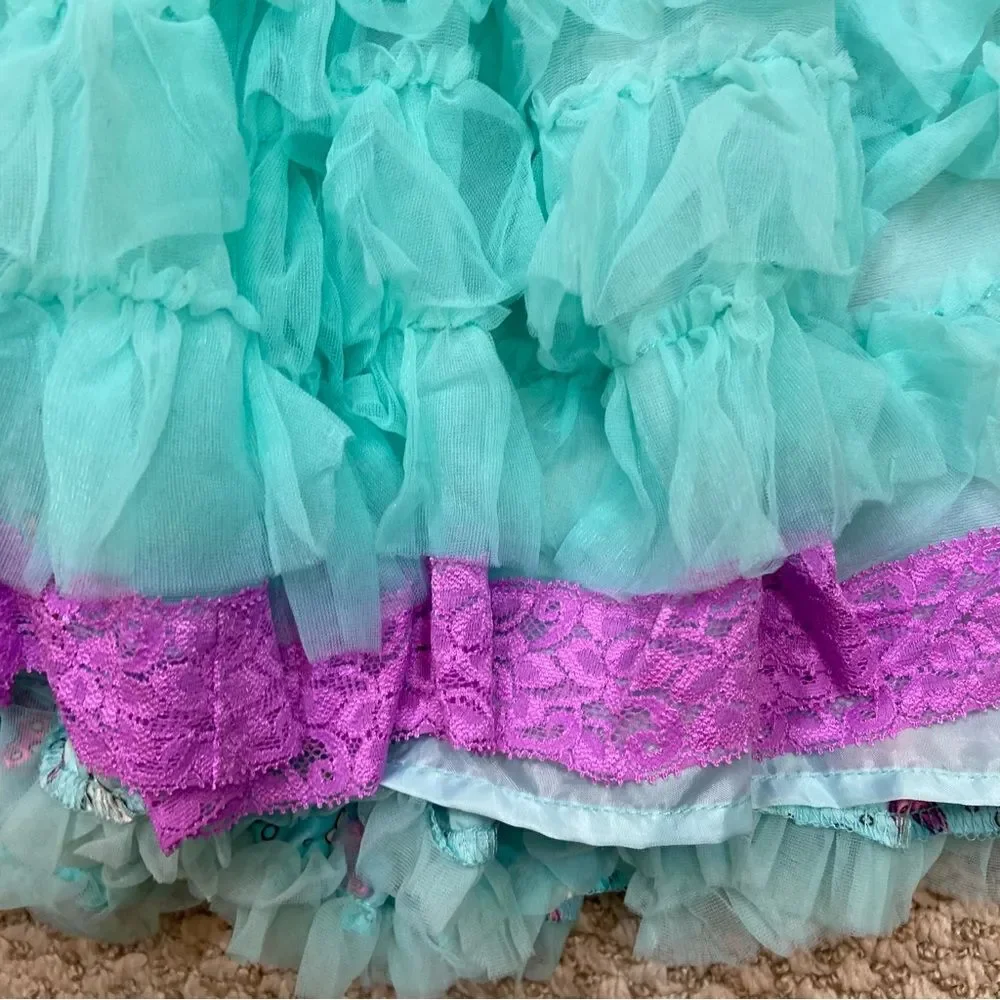 Disney Collection By Tutu Couture The Little Mermaid Reversible Multi Layer Tutu